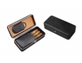 Чехол Aficionado Cigar Leather Case LCFC/BLK