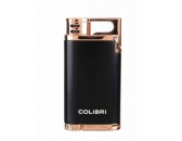 Зажигалка сигарная Colibri Belmont, черная-розовое золото