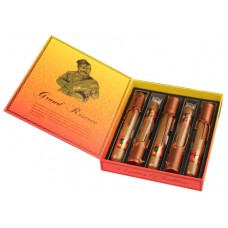 Подарочный набор сигар Gurkha Grand Reserve Robusto Natural  Tubos*5