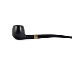 Курительная трубка Peterson Junior Ebony - Canted Apple Silver Mounted (без фильтра)