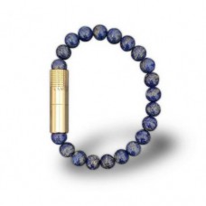 Punch Bracelet – Gold Lapis Lazuli (Золотой лазурит)