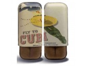 Футляр  Fly To Cuba Whiskey на 2 сигары