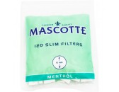 Фильтры сигаретные MASCOTTE Slim Filters Menthol 6mm 120 шт. 