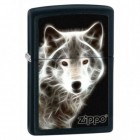 Зажигалка Zippo Z28303 White Wolf Black Matte